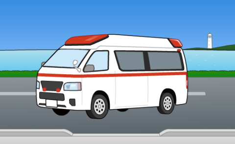 救急車 イラストシティ