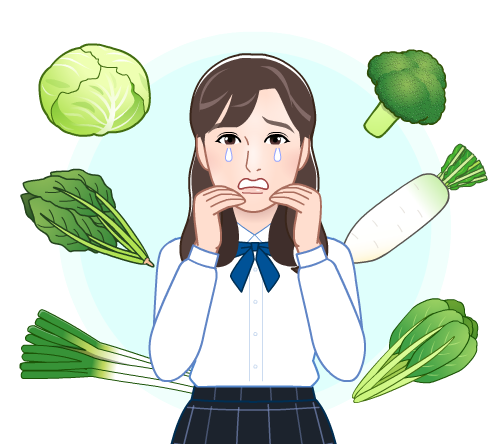 家庭科 冬野菜の知識イラスト イラストシティ